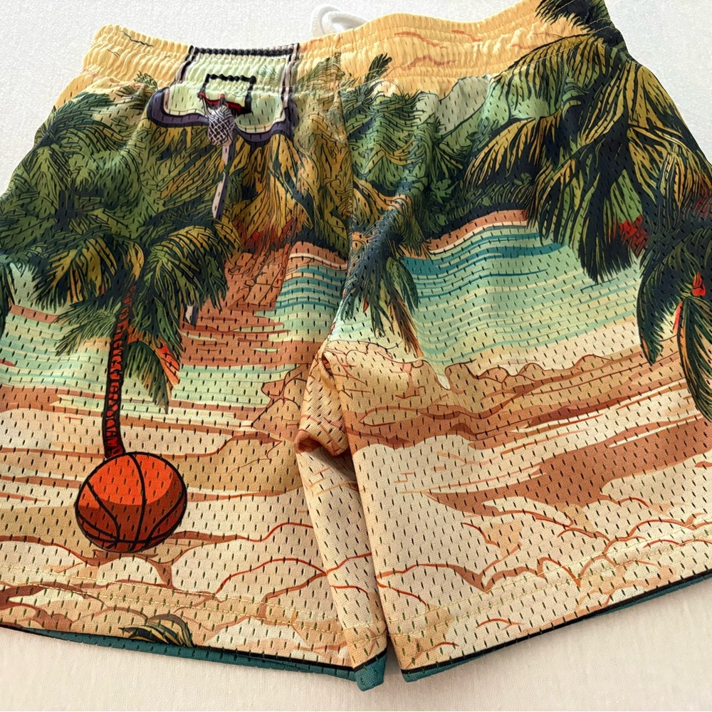 Overtime paradise palm shorts YL - Picture 3 of 4